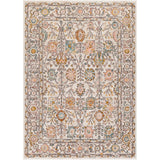 Willa Bordered Floral Area Rug