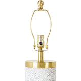 Winnie Confetti Concrete Cylinder Table Lamp - 25"H x 14"W x 14"D