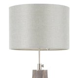 The Gray Barn Brevet Contemporary Tripod Table Lamp with Linen Shade