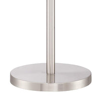 Possini Euro Nuovo Brushed Nickel 3-Light Floor Lamp