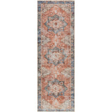 Rose Vintage Medallion Machine Washable Area Soft Rug