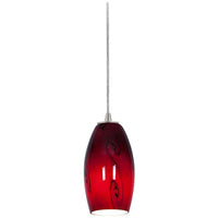 Access Lighting Sydney Brushed Steel - Ruby Mini Pendant