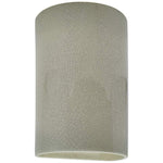 Ambiance Small Cylinder - Open Wall Sconce - Green Crackle - Incandescent