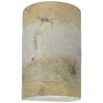 Ambiance Small Cylinder - Open Wall Sconce - Travertine - Incandescent