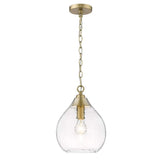 Ariella 10" Wide Brushed Champagne Bronze Mini Pendant Light