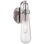 Beaker 14 1/4" High Brushed Nickel Wall Sconce