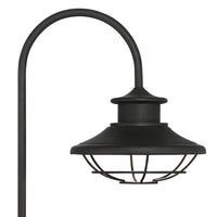 Braden 23 1/2" High Textured Black Outdoor LED Rustic Cage Path Light