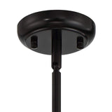 Braxton 12" Wide Semi Gloss Black Opal Glass Mini Pendant