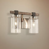 Bridlewood 11 1/4" High Brushed Nickel Wall Sconce