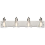 Cindy 33" Wide Bronze 4-Light Bath Light