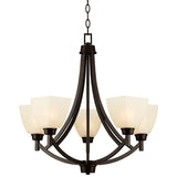 Coloma 24 1/2"W 5-Light Oil-Rubbed Bronze Chandelier