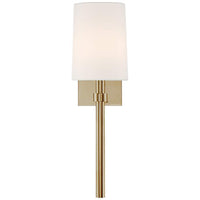 Crystorama Bromley 18" High Aged Brass Wall Sconce