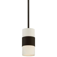 Crystorama Grayson 6" Wide Dark Bronze Mini Pendant