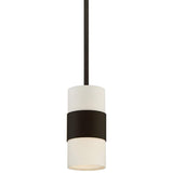 Crystorama Grayson 6" Wide Dark Bronze Mini Pendant