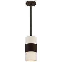 Crystorama Grayson 6" Wide Dark Bronze Mini Pendant