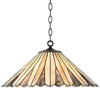 Deppa 19 3/4" Wide Tiffany Style Plug-In Swag Chandelier