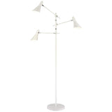 Dimond Sallert White Metal 3-Light Adjustable LED Tree Floor Lamp