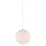 dweLED Niveous 10" Wide White LED Mini Pendant