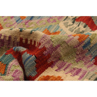 Flat-weave Sivas Copper, Red Wool Kilim