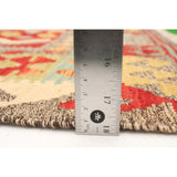 Anne Hathaway Collection Flat-weave Sivas Cream Wool Kilim Rug