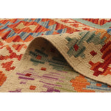 Flat-weave Sivas Red Wool Kilim