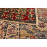 Hand-knotted Anatolian Vintage Dark Red Wool Soft Rug