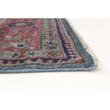 Hand-knotted Color Transition Denim Blue Wool Rug - 8'3 x 11'7
