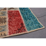 Hand-knotted Color Transition Multi Color Wool Soft Rug