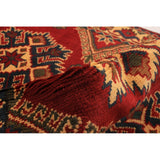 Hand-knotted Finest Kargahi Red Wool Rug