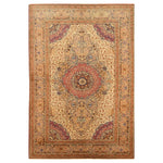 Hand-knotted Keisari Vintage Ivory Wool Soft Rug