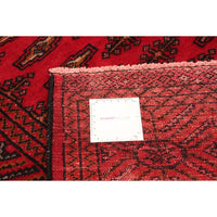 Hand-knotted Khal Red Wool Soft Rug