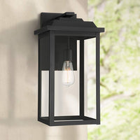 Eastcrest 20 1/2" High Textured Black Finish Steel Outdoor Wall Light