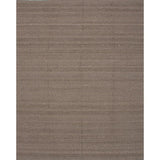 Flat-weave Cambridge Khaki Wool Kilim Rug