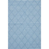 Braided Weave Diamond Cream Wool Soft Rug