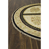 Hand-knotted Opulence Green Wool Soft Rug