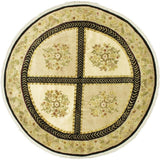 Hand-knotted Opulence Green Wool Soft Rug