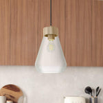 Eglo Montey 8 1/4" Wide Brushed Gold Modern Pendant Light