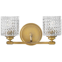 Elle 7 1/2"H Brass 2-Light Wall Sconce by Hinkley Lighting