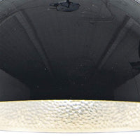 ET2 Hemisphere 9" Wide Gloss Black LED Mini Pendant Light