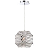Eurofase Catalda 9" Wide Amber Glass Mini Pendant