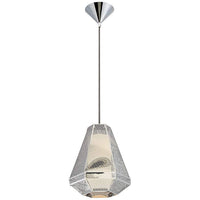 Eurofase Recinto 9" Wide Chrome Mini Pendant
