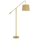 Fishing Rod Antique Brass Adjustable Task Floor Lamp