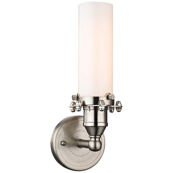 Fulton 12" High Satin Nickel 1-Light Wall Sconce