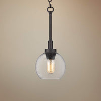 Galveston 7 1/4" Wide Rubbed Bronze Mini Pendant