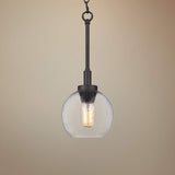 Galveston 7 1/4" Wide Rubbed Bronze Mini Pendant