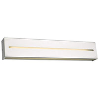 Grin 24" Wide Brushed LED Modern Bath Light