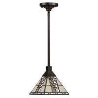 Hinkley 6 3/4" Wide Tahoe Mission Tiffany-Style Mini Pendant
