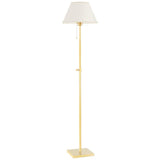 Hudson Valley Leeds Aged Brass Adjustable Floor Lamp