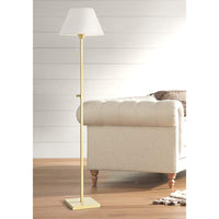 Hudson Valley Leeds Aged Brass Adjustable Floor Lamp