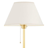 Hudson Valley Leeds Aged Brass Adjustable Floor Lamp